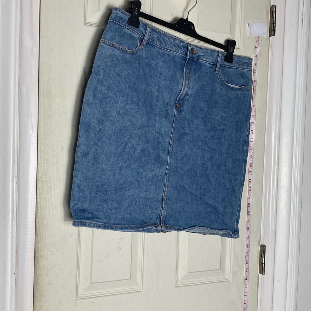 NEW Violeta by Mango denim skirt L womens - Picture 2 of 6